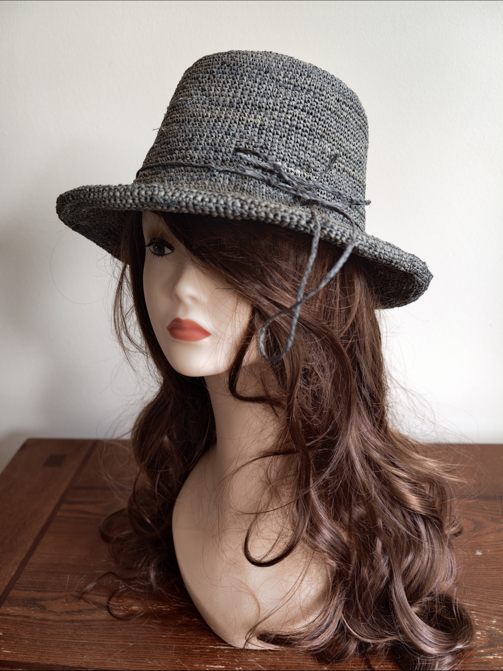 Handmade Raffia Straw Sun Hat - Picture 3 of 8